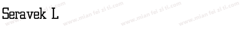 Seravek Light字体转换